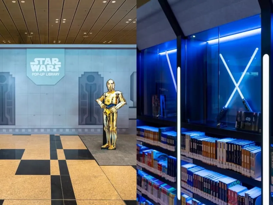 Ngân hà của những câu chuyện: Thư viện pop-up Star Wars mở cửa tại sân bay Changi