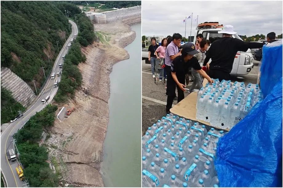 Hạn hán khiến Gangneung được công bố là vùng thiên tai quốc gia khi hồ chứa chính gần cạn