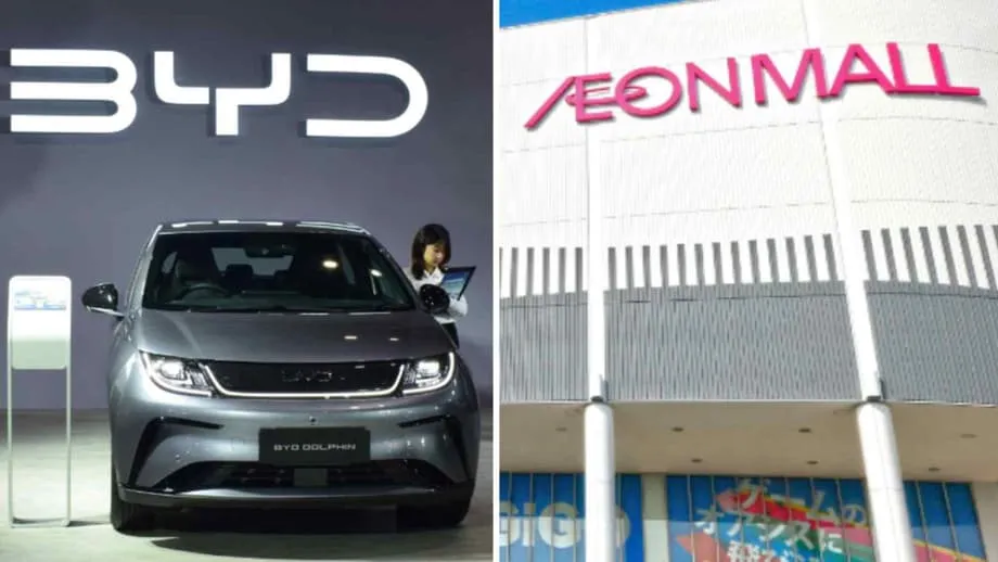 BYD hợp tác với Aeon bán xe điện giá phải chăng tại Nhật Bản