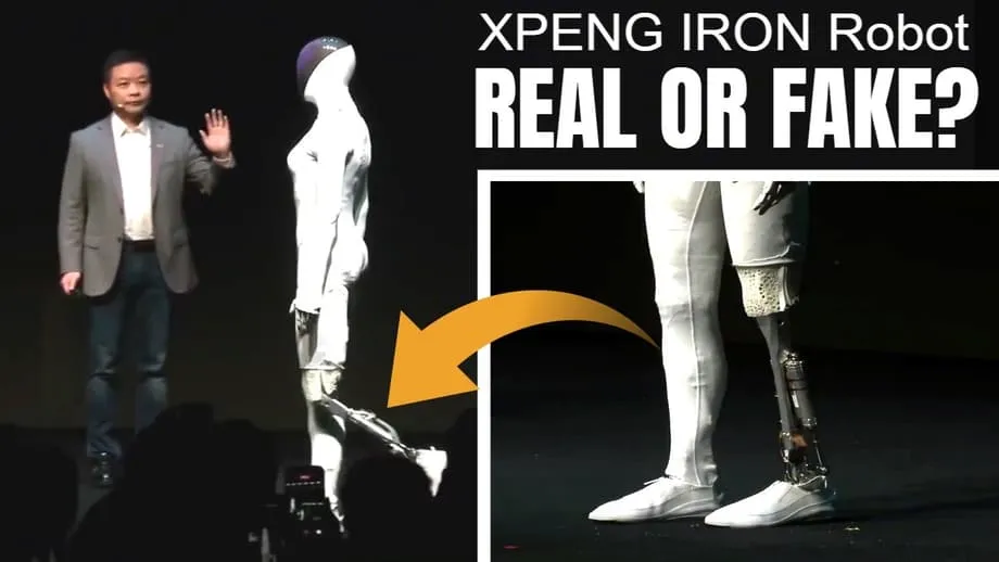 Robot hình người IRON của Xpeng bước đi như con người, dự kiến có mặt tại các cửa hàng vào năm 2026