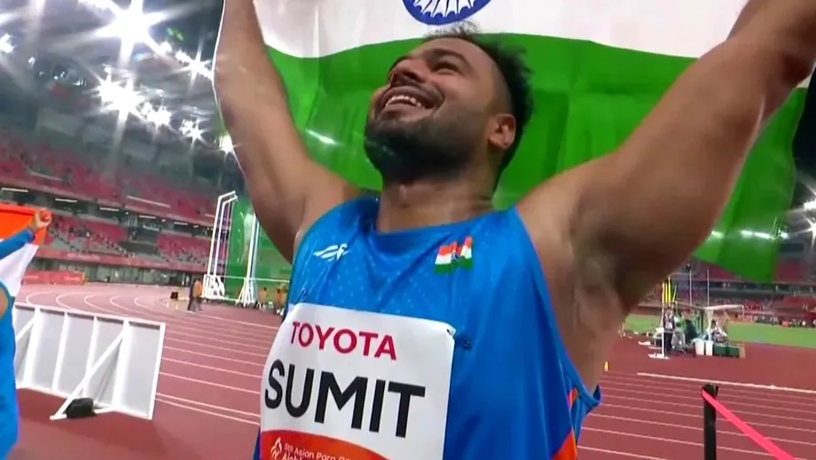 Sumit Antil Retains Asian Para Games Javelin Gold as India Sweeps Podium in Nagoya